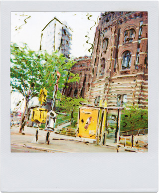 Polaroid Gasometer Wien