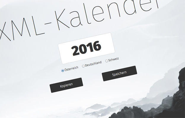 XML Kalender in Adobe Indesign